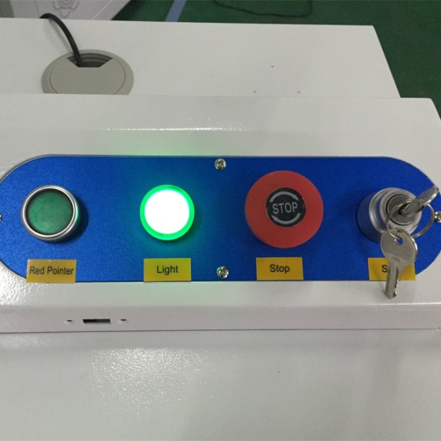 Color laser marking machine Switch button