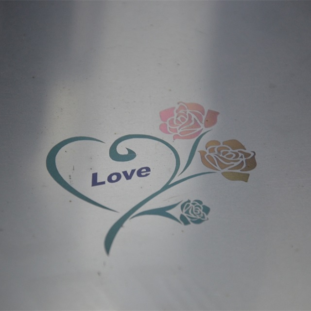 color laser marking machine sample