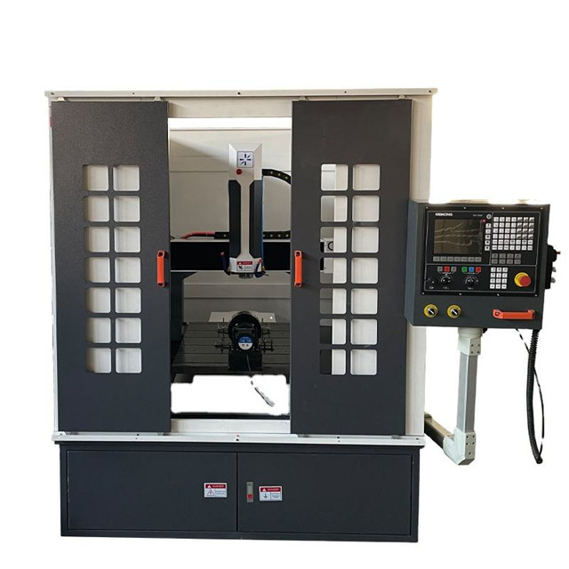 Full Enclosure 6090 Metal Milling Engraving Cnc Router Machine