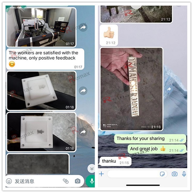 New feedback from metal engraving machine users