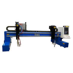 Gantry Stainless/carbon Steel Cutting 4012 Cnc Plasma Cutting Machine with 2 Heads