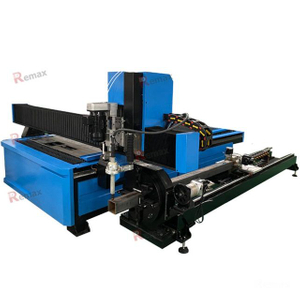 2040 Cnc Plasma Metal Plate Square Pipe Tube Cutting Machine