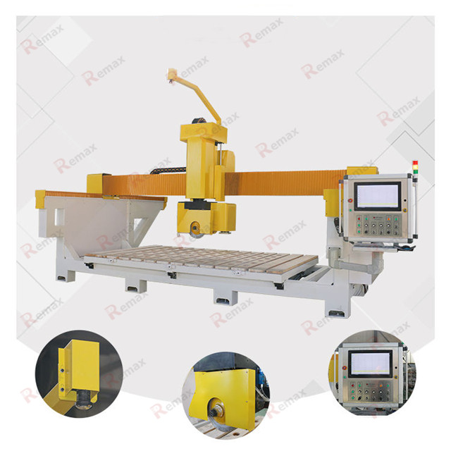 5 Axis Granite Bridge Saw Stone Cutting Machine