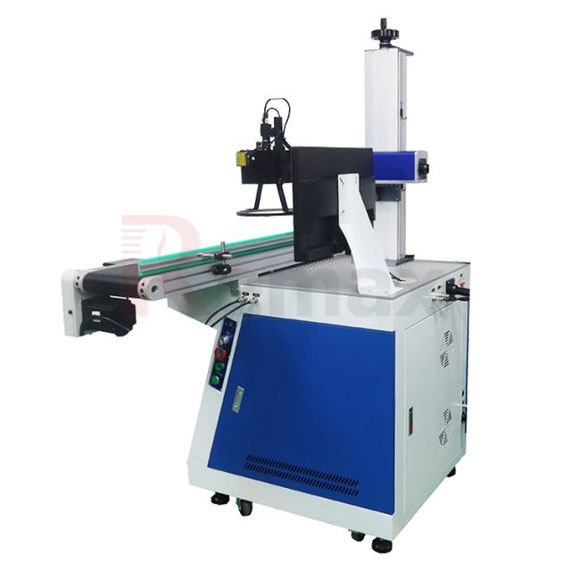 desktop visual fiber laser metal marking machine