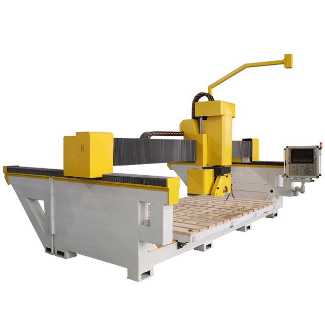 5 Axis Granite Bridge Saw Stone Cutting Machine