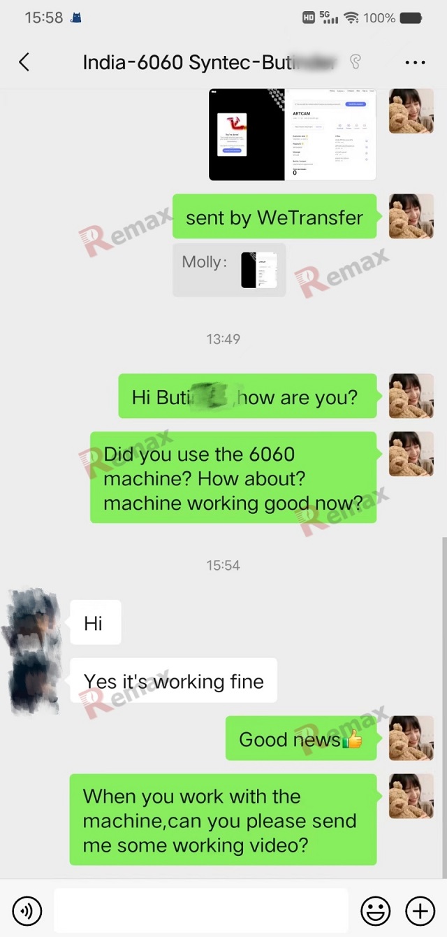 Customer Feedback from India