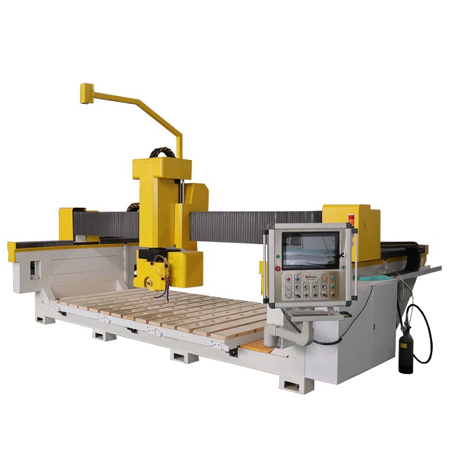 5 Axis Granite Bridge Saw Stone Cutting Machine