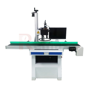 desktop visual fiber laser metal marking machine