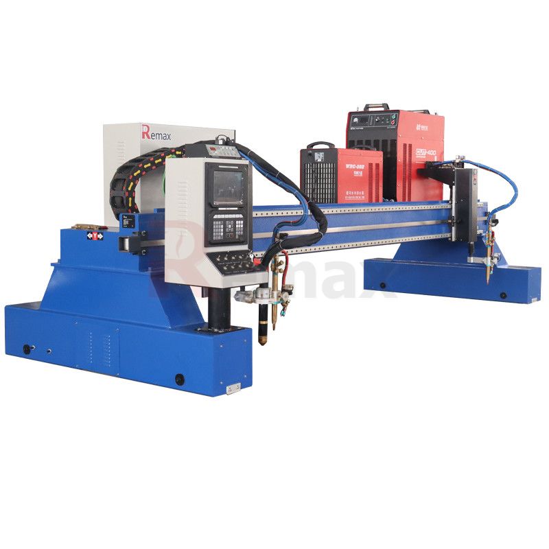 Gantry CNC Plasma And Flame Cutting Machine For Carbon Steel Plate